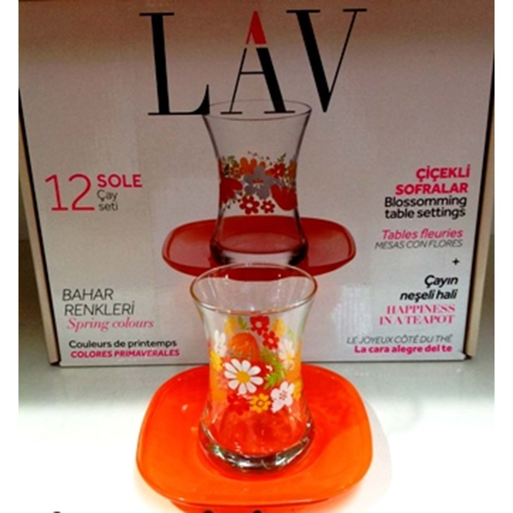 LAV SOLE ÇAY SETİ 12 PRÇ