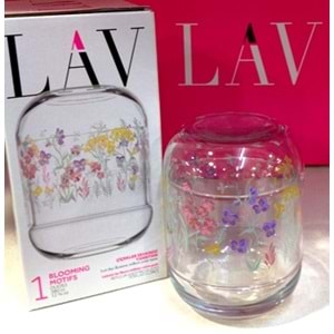 LAV DUO ÇİÇEKLİ SAKLAMA KABI+REÇELLİK